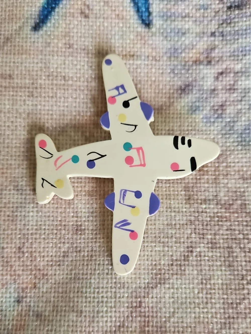 Vintage Airplane Brooch